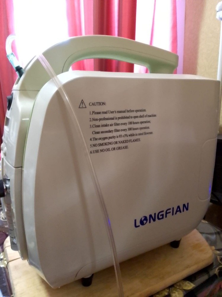 Кислородный концентратор Longfian JAY-3А портативный, 1-5 л/мин ...