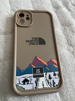 Чехол на Iphone 11 / шоколадный The North face / С защитой камеры и усиленными углами #63, Максим М.