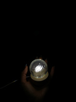 Декоративный интерьерный светильник VINETTY - лампа ночник 6см "Стеклянный Шар Млечный путь" #37, Юля Ю.