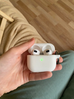 Силиконовый чехол для наушников AirPods 3 с карабином, Аирподс 3, Белый #25, Екатерина Д.