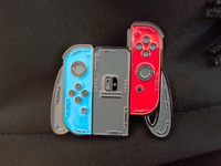 Значок металлический, пин на рюкзак, сумку - Геймпад Nintendo Switch Joy-Con красный/синий, джойстик Нинтендо #70, Михаил Ф.