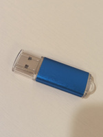 Флешка USB 64gb. Флеш - накопитель высокоскоростной на 64 Гб. Голубой #11, Ксения Л.