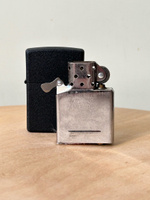 Зажигалка бензиновая ZIPPO 236 Classic Black Crackle, черная, матовая, подарочная коробка #34, Смирнова Виктория