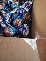 Конфеты шоколадные Дед мороз синий с начинкой Лесной орех 200 гр в коробке #5, Ирина Л.