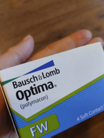 Контактные линзы Bausch + Lomb Optima FW Квартальные, -4.00 / 14 / 8.7, 4 шт. #30, Ольга Г.