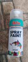 Акриловая аэрозольная краска Akfix Spray Paint, 400 мл, бронзовая матовая с эффектом серебра #68, Николай