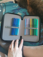 Четырехслойный пенал с 72 отверстиями, школьный художественный студент, профессиональная сумка для карандашей для рисования #7, Арина Б.
