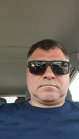 Очки солнцезащитные мужские / очки солнцезащитные мужские поляризационные, черные, матовые #55, Денис К.