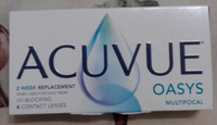 Мультифокальные линзы Acuvue, Oasys Multifocal, -7.50 I аддидация LOW I 6 линз I двухнедельные I прозрачные #16, Olga D.