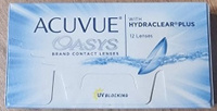 Контактные линзы ACUVUE Oasys with Hydraclear Plus 12 штук -8.00, радиус 8.4, двухнедельные #36, Александр С.