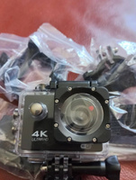 Экшн-камера 4K Ultra HD WiFi Цифровая экшен-камера с водонепроницаемым кейсом и креплением #8, Анастасия Г.