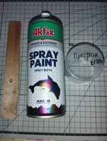 Акриловая аэрозольная краска Akfix Spray Paint, 400 мл, прозрачная глянцевая #62, Александр К.