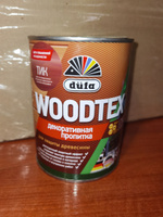 Пропитка декоративная для защиты древесины алкидная Dufa WOODTEX тик 0,9 л #134, Татьяна П.