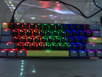 PANTEON T3 BS HS RB Black-Grey (40) Игровая клавиатура (TKL 60%, подсветка LED RAINBOW, Jixian Black, 61 кл., HotSwap, USB),цвет: черный-серый (40) #1, давид м.