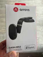 Держатель с MagSafe для смартфона iPhone в машину Arroys Dash-MS2 на присоске. Крепление на приборную панель и стекло #11, Аблязизов Х.