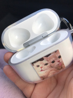 Чехол для наушников AirPods 3 ( на Аирподс 3 ) силиконовый прозрачный с принтом "Котики" #63, Евгений М.