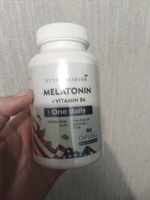 Мелатонин 3 мг для нормализации сна, успокоительное, снотворное для взрослых с витамином В6, комплекс витаминов, бады для женщин и мужчин Melatonin, 90 капсул #5, Елизавета Л.