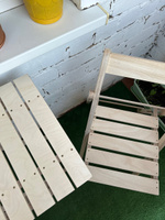 Набор деревянной складной мебели стол 60*40 и 2 стула #1, Ирина М.