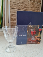 Набор бокалов на ножке Luminarc для вина, для глинтвейна, для сока, объем 240 мл, 4 шт #8, Светлана П.