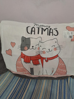 Наволочки 50х70 Новогодние 2 шт Этель Catmas #34, Марина М.