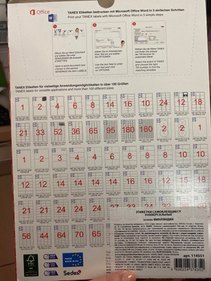 Этикетка самоклеящаяся 210х297 мм, 1 этикетка, белая, 70 г/м2, 50 ...