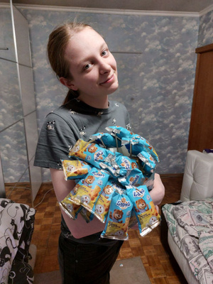 Пирожное Медвежонок Барни с бананом и йогуртом, 150 г - купить с ...