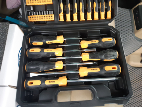 Набор профессиональных отверток и бит DEKO DKMT65 (65 предметов ...