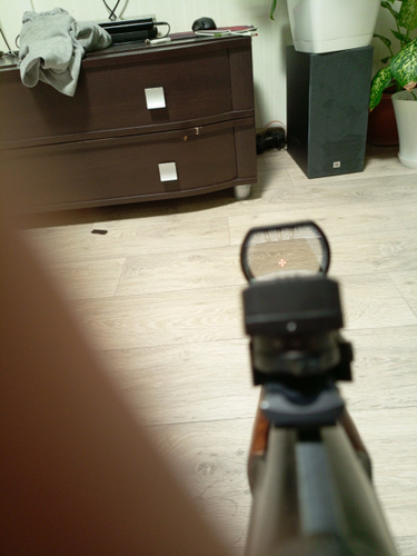Коллиматорный прицел GAMO 1x22x33 на планку Вивер/Пикатинни 21мм ...