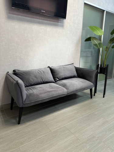 Прямой диван Тот самый_Белый, механизм Нераскладной, 160х70х80 см ...