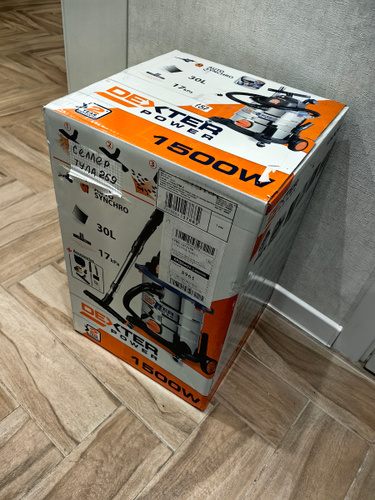 Пылесос строительный Dexter VOD1420SF 1400 Вт 20 л - купить с доставкой ...