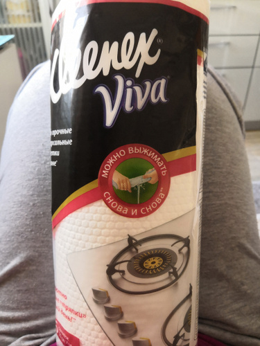 Kleenex универсальные салфетки в рулоне Viva, 56 шт - купить с ...
