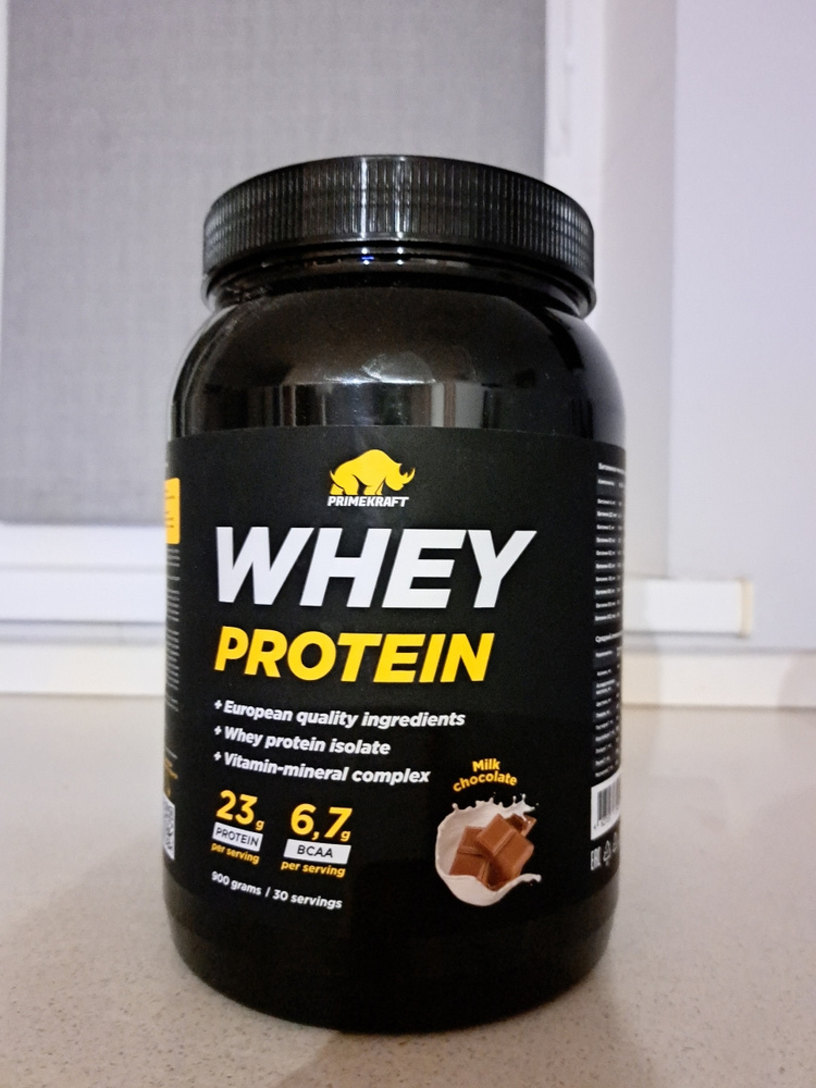 Протеин сывороточный PRIMEKRAFT Whey Protein, Молочный шоколад (Milk ...