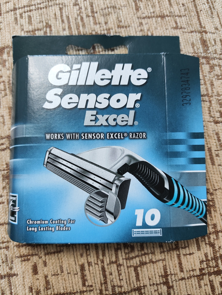 Сменные Кассеты Sensor Excel 10 шт с 2 лезвиями для бритвы Сенсор ...