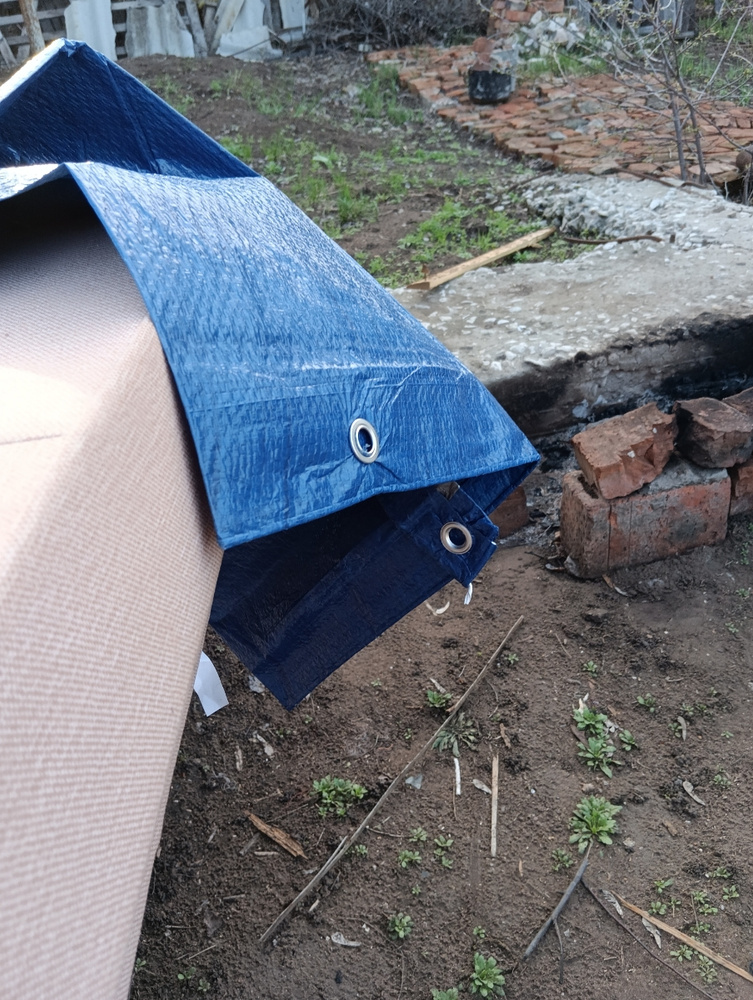 Тент универсальный защитный Zolder 345098 3х4м плотность 65 г/м2 ...