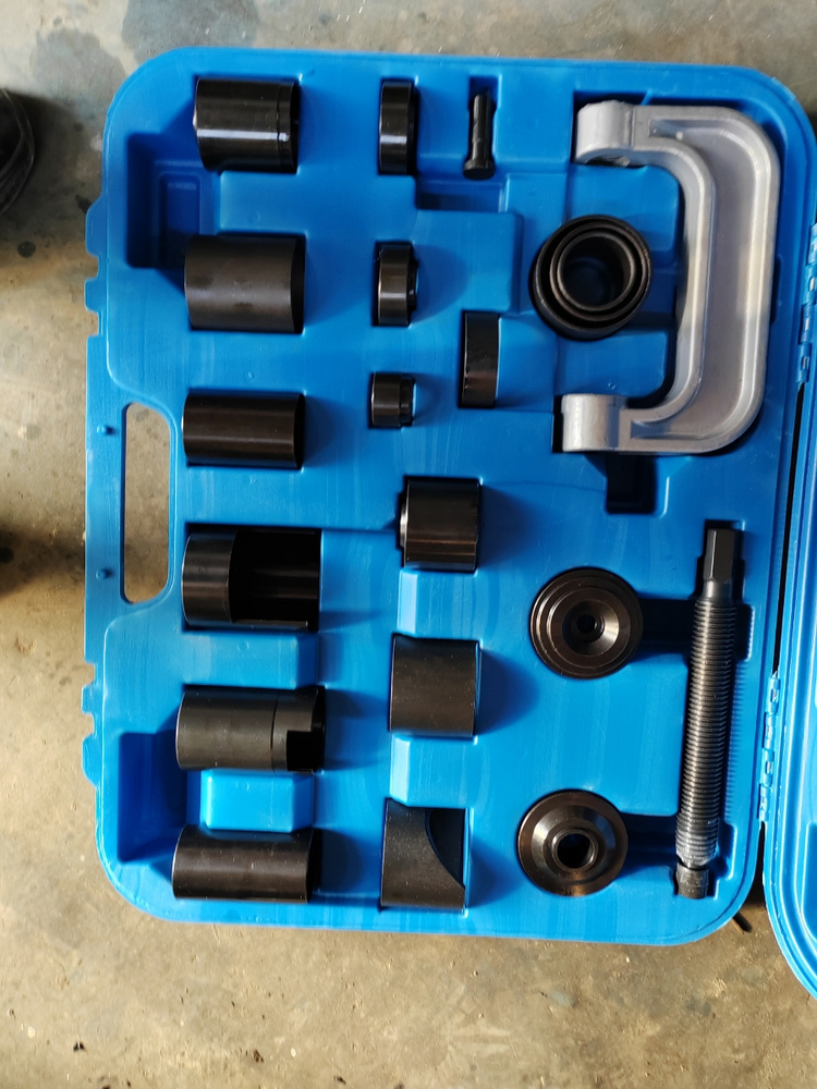 Набор для замены, выпрессовки, снятия, установки сайлентблоков, втулок ...