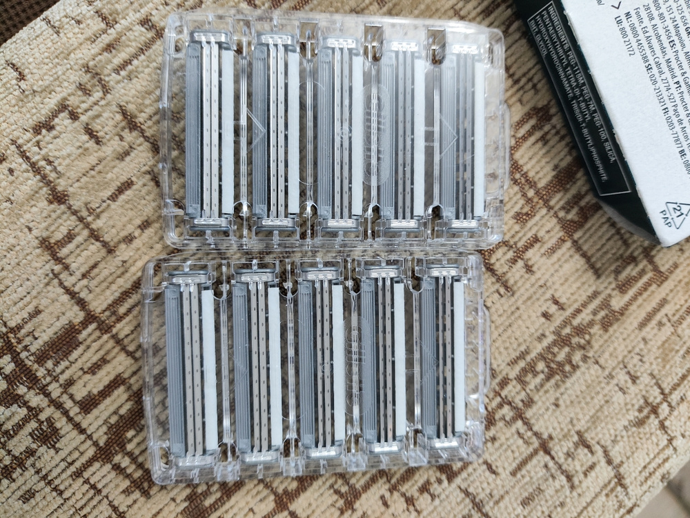 Сменные Кассеты Sensor Excel 10 шт с 2 лезвиями для бритвы Сенсор ...