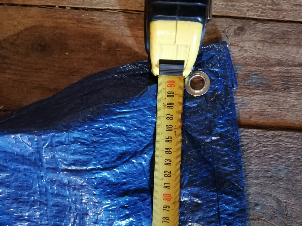 Тент универсальный защитный Zolder 345098 3х4м плотность 65 г/м2 ...