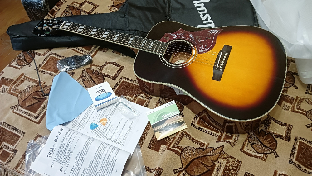 Акустическая гитара gibso трансакустическая гитара J730 6-струнная ...