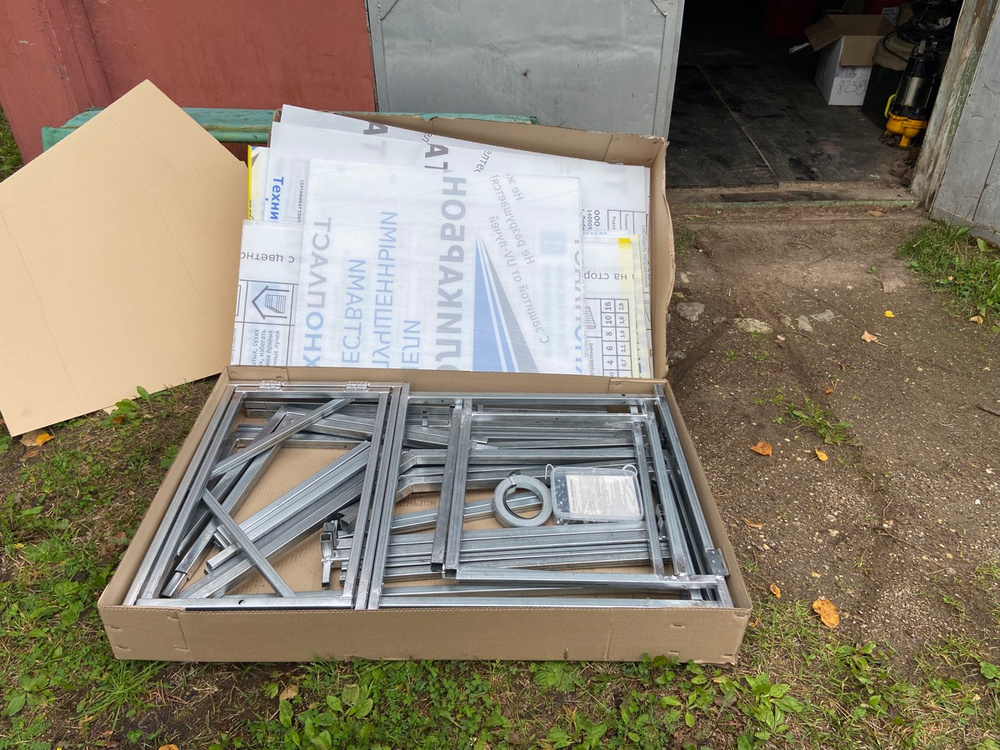 Теплица разборная, Цинк, Оцинкованный металл купить по выгодным ценам в ...