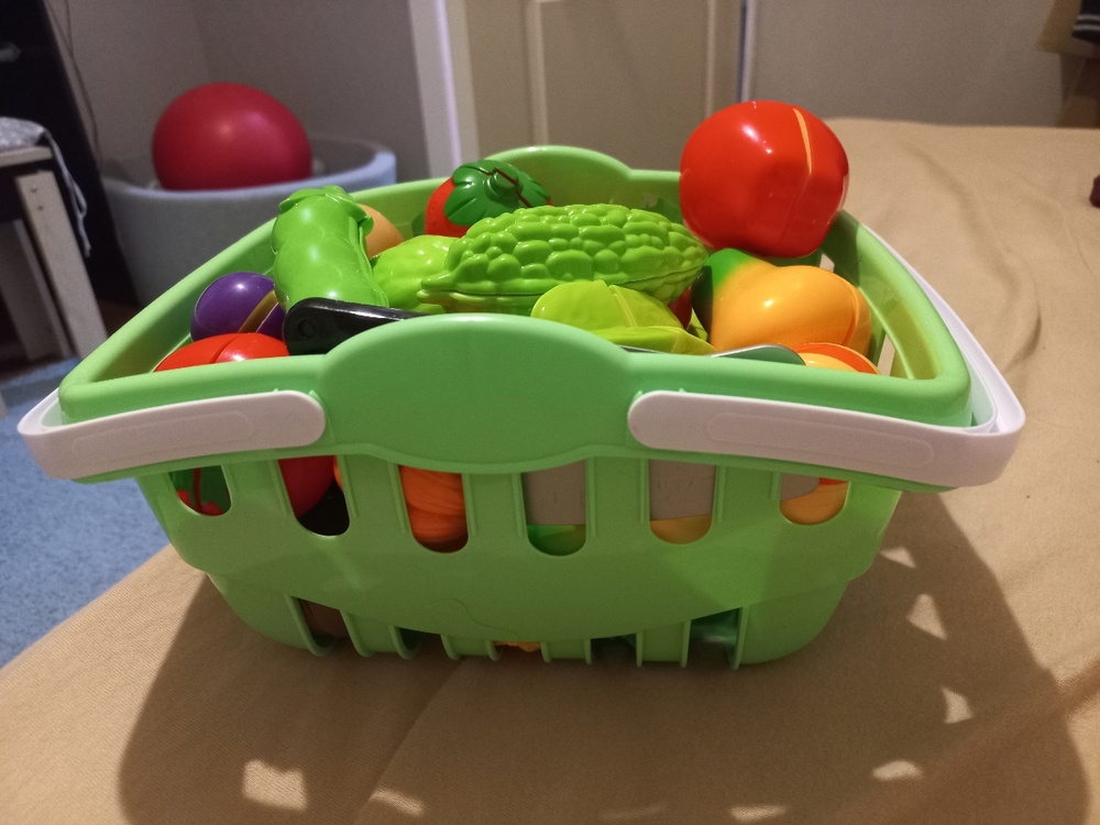 Игрушечные продукты и овощи на липучках 35 предметов игрушечная еда ...