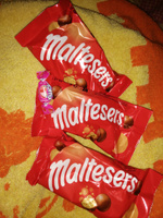 Maltesers - шоколадные шарики, 3 пачки по 37 грамм , Очень нежный и вкусный молочный шоколад, драже конфеты мальтизерс #6, Полина К.