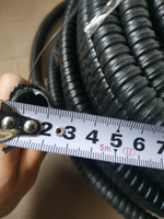 Металлорукав для кабеля в оболочке ПВХ изоляции МРПИ НГ 15 черный с протяжкой 50м #4, Денис Ц.