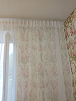 Curtain & Textile Тюль высота 260 см, ширина 500 см, крепление - Лента, Белый #83, Елена Я.