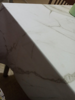 Скатерть клеенка на стол 110х140 см, на тканевой основе, ZODCHY #37, Елена Г.