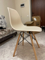 Стулья для кухни Ridberg DSW EAMES (бежевый) 2 шт, пластиковые садовые, обеденные, на балкон, стул со спинкой, мастера, для туалетного столика. #18, Тая Б.