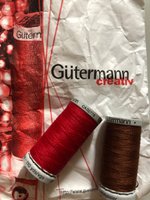 Gutermann Нить Extra Strong особо прочная, 100м, золотистый каштан, 724033-650 #12, Ольга Р.