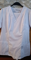 Медицинский костюм женский с брюками джоггерами/Медэлита/Ткань Стрейч/Цвет белый/Модель 250 #2, Мария Д.