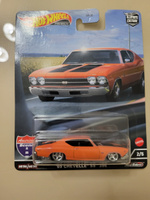 HCJ83 Машинка металлическая игрушка Hot Wheels Premium Car Culture коллекционная модель премиальная 69 CHEVELLE SS 396 #20, Сергей Б.