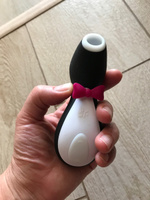 Вакуум-волновой стимулятор клитора Satisfyer Pro Penguin бесконтактный вибратор пингвин для женщин Сатисфаер #1, Олеся