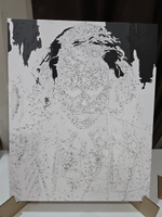 Картина по номерам Джокер на холсте с деревянным подрамником размер 40х50, акриловые краски, кисточки, лак #1, Дмитрий Ч.